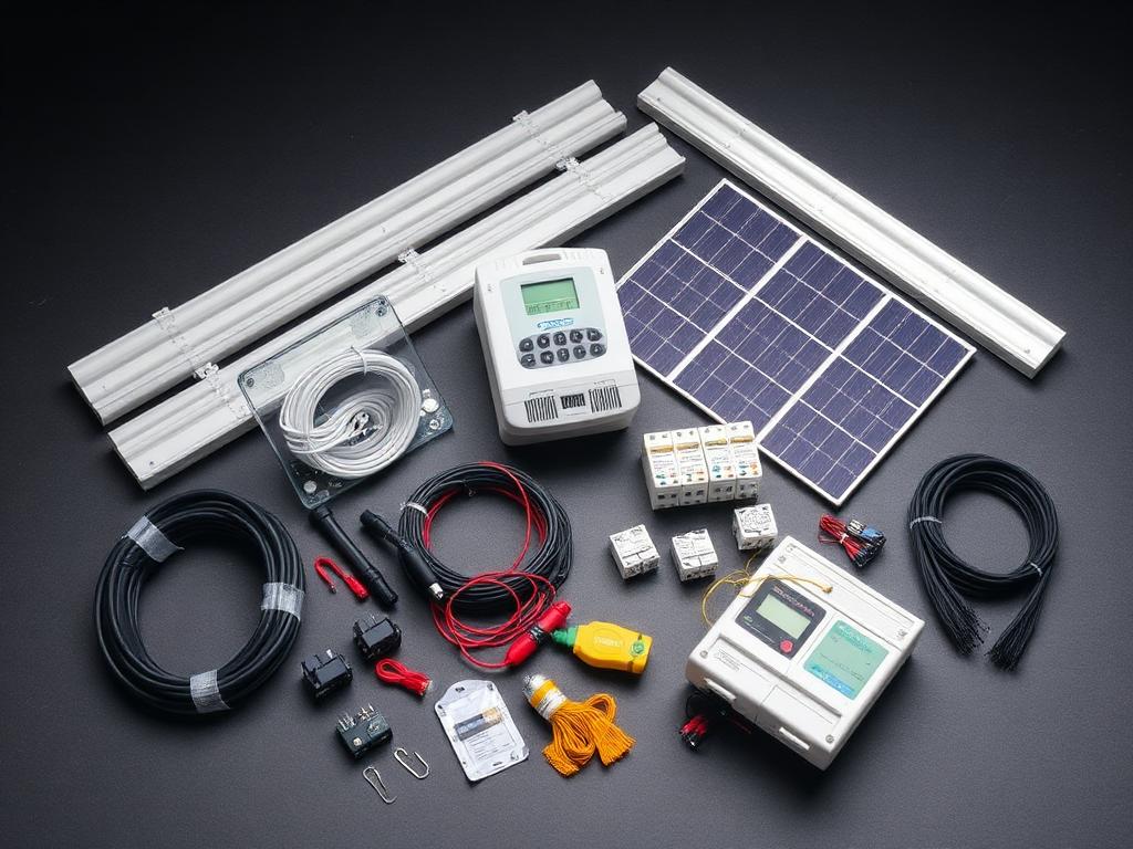 Tile Roof Mounting Rail Kit